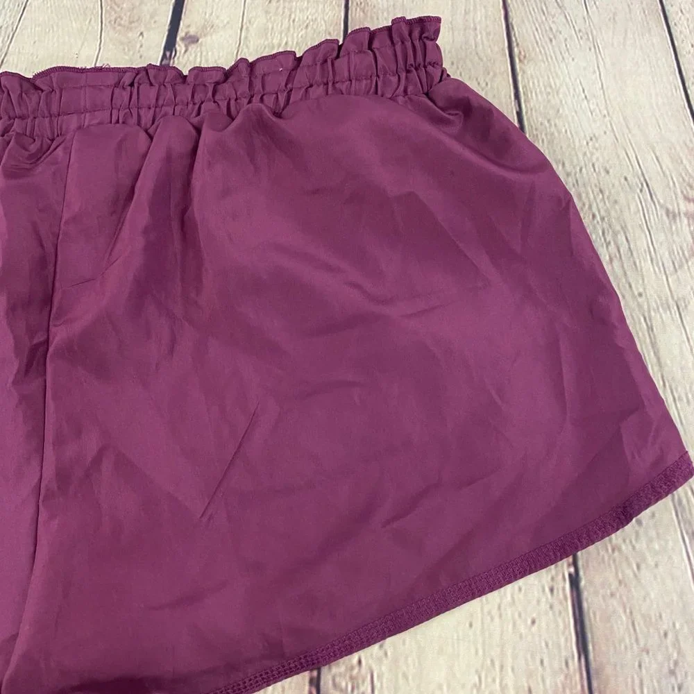 Aeropostale Live Love Dream Running Purple Shorts - Picture 3 of 7